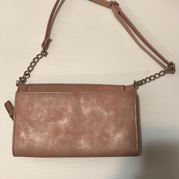 Nicole Miller Pink Clutch with Strap - Picture 3 of 9